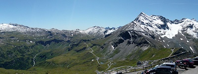 Großglockner Blick zum Hochtor