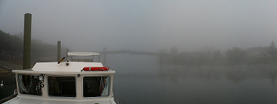 Chalon-sur-Saone am frühen Morgen