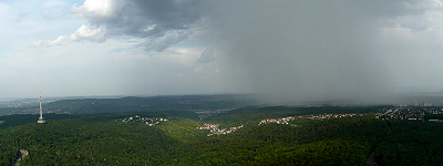 Gewitter über Stuttgart