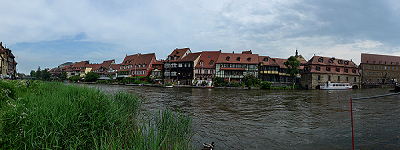Ufer der Regnitz in Bamberg