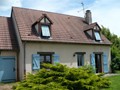 Unser Häuschen "Le champs de bois" in Baron, einem Dorf mitten in Burgund, ca. 70 km südwestlich von Chalon-sur-Saone