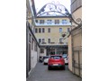 "Parkplatz" unseres Hotels mitten in Belluno