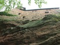 Burg Berwartstein, auf Sandstein gebaut 